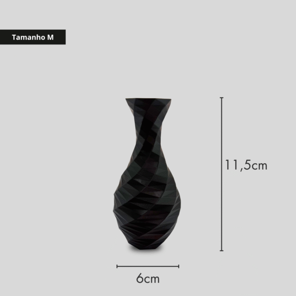 Vaso Decorativo Low Poly (6) Vaso Decorativo Facetado Diamante - Design Geométrico Moderno para Flores Secas | 3DFarm