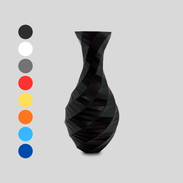 Vaso Decorativo Low Poly Vaso Decorativo Facetado Diamante - Design Geométrico Moderno para Flores Secas | 3DFarm