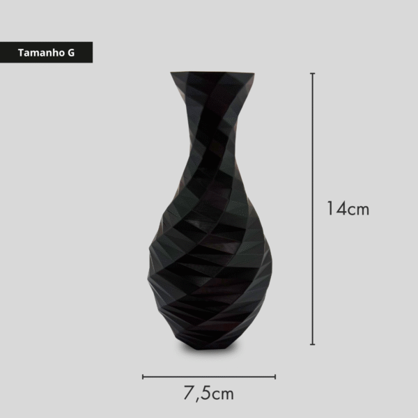 Vaso Decorativo Low Poly (7) Vaso Decorativo Facetado Diamante - Design Geométrico Moderno para Flores Secas | 3DFarm