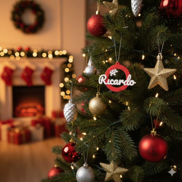 Bola de Natal Personalizada