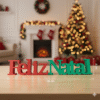 Feliz Natal 3 Letreiro Decorativo Feliz Natal Premium | Placa de Mesa e Prateleira – Resistente e Moderno