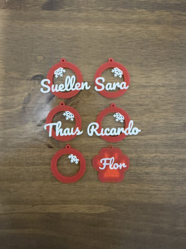 Bola de Natal Personalizada