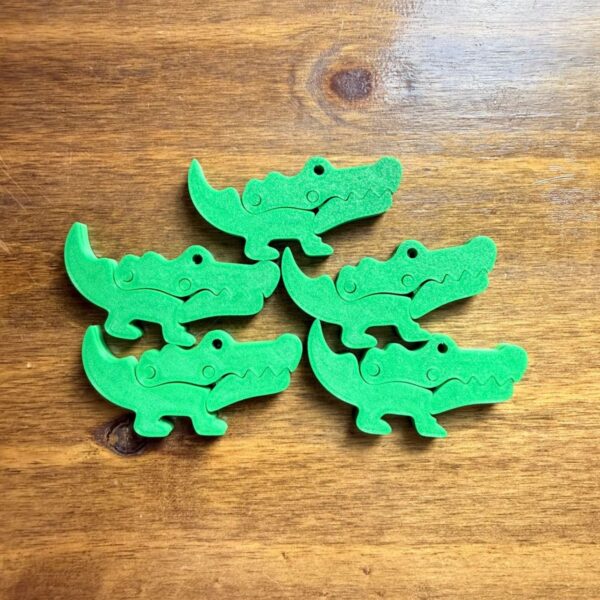 Kit 5 Prendedores de Embalagem Jacaré – Grampo de Vedação Criativo para Cozinha