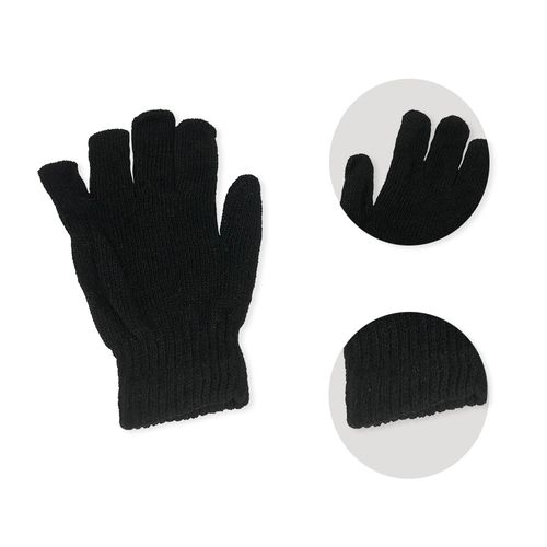 07q1wznbgg1d-lg.jpg Luva Inverno Frio Unissex Adulto Lã Preta