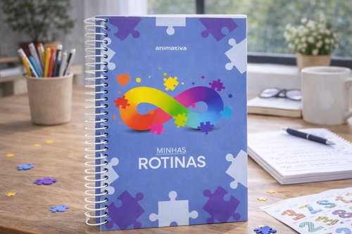 0x694d91uhgg-lg.jpg Agenda Minhas Rotinas 176 Folhas - Azul
