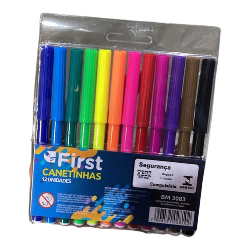 1z5k0t9nfct-lg.jpg Conjunto de Canetinhas Coloridas com 12 Unidades