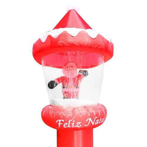 POSTE DECORAÇÃO FELIZ NATAL INFLAVEL