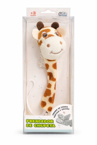 2fr7nu6kcpm-lg.jpg Prendedor Chupeta Bebê Pelúcia Animal Unik Baby Clip Seguro +3 Meses Sortido