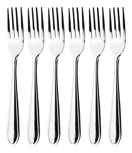 Conjunto 6 Garfos Angra - Inox