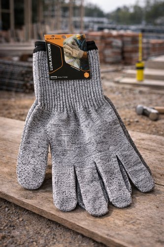 Par de Luvas Anticorte Profissional - Cinza