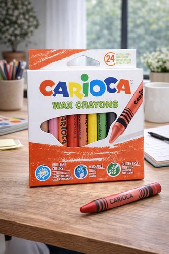 5kgcexxfqh-lg.jpg Kit 24 Lápis de Cera Multicoloridos