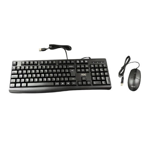 5wljrkow8zd-lg.jpg Conjunto Teclado e Mouse Com Fio - Preta