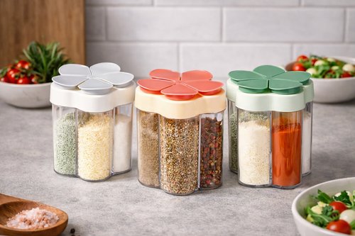 Porta condimentos Multifuncional 5 em 1 - Sortida