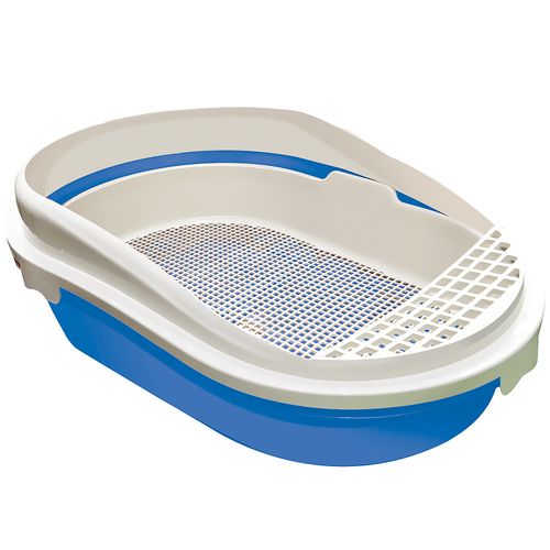 6lplixcazea-lg.jpg Caixa Areia Gato Grande Com Grade Furba Azul