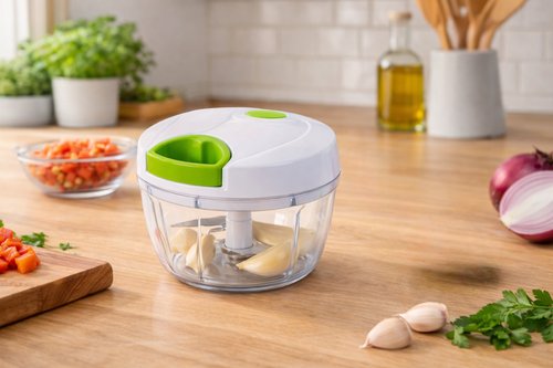 6s1dh1dctha-lg.jpg Processador De Alimentos Manual 500ml 3 Lâminas Corda Retrátil