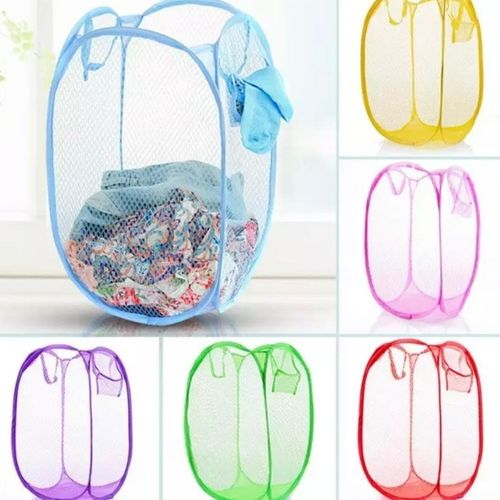 WE DROP - Cesto Roupa Suja Nylon Multiuso Organizador Cor Sortida