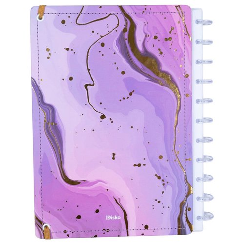 7x27oaxeg7o-lg.jpg Caderno Gran Lilás Disko Grande G Capa Dura Disco Reposicionável