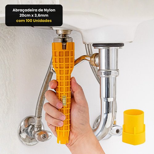 80hwq34kcoo-lg.jpg Chave Hidráulica Multiuso Torneira 5 Peças - Amarela