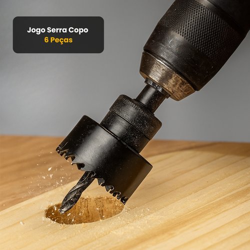 Jogo Serra Copo 6 Peças