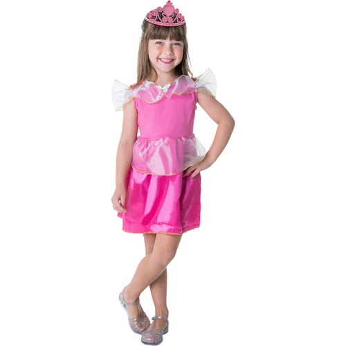 Kit Infantil Fantasia Princesa Rosa - G