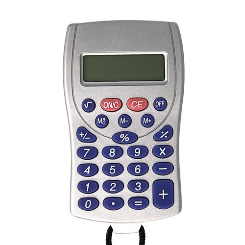 8ptoyr0ym2-lg.jpg Calculadora Portátil de 8 Digitos com Cordão para Pendurar
