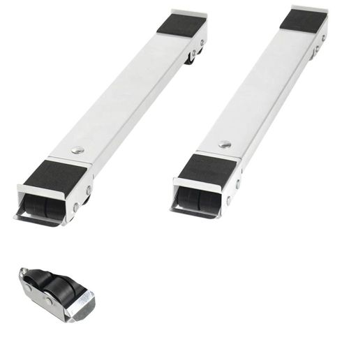 Kit 2 Pés Niveladores Multiuso Com Rodinhas - Sortido