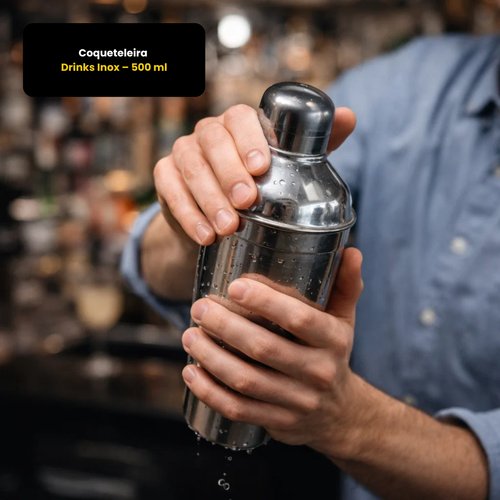 Coqueteleira Drinks Inox – 500 ml