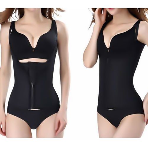 Modelador de Cintura para Mulheres Colete com Zíper