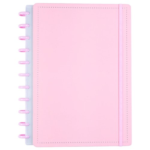 94titd5erp8-lg.jpg Caderno Disko All Rosa Capa Dura Grande G Disco Reposicionável