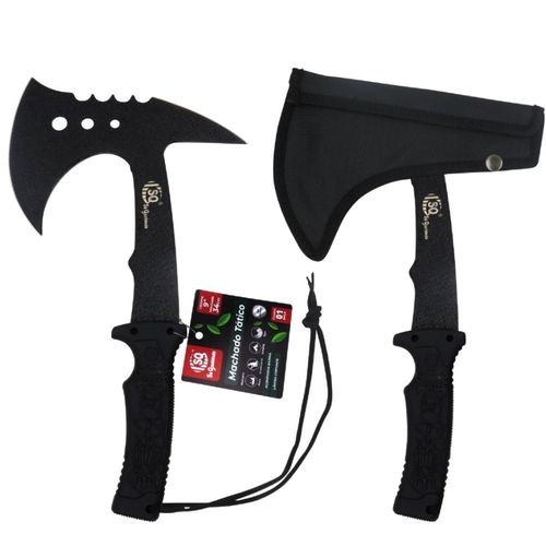 WE DROP - Machado Tático Aço Militar Sobrevivência Com Bainha