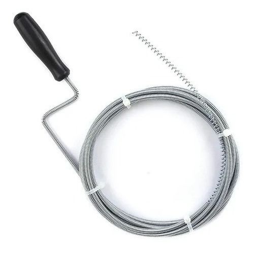 WE DROP - Desentupidor Tufão Aço 5m Tanque Ralo Pia Cozinha Banheiro