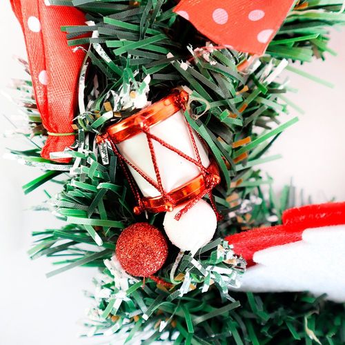 Guirlanda De Natal Cerejas Laço Top Luxo 25 Cm Média