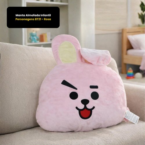b4iwk22wyf-lg.jpg Manta Almofada Infantil Personagens BT21 - Rosa
