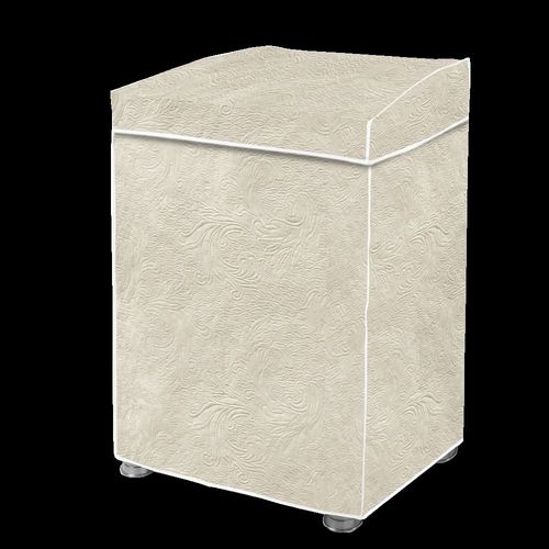 Capa Maquina de Lavar Flanelada Bege M