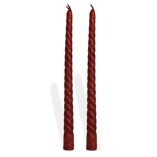 ck2vtyremo8-lg.jpg Vela Castiçal Torcidas Kit 2 Und Batizados, Casamento, Natal 25cm - VERMELHA