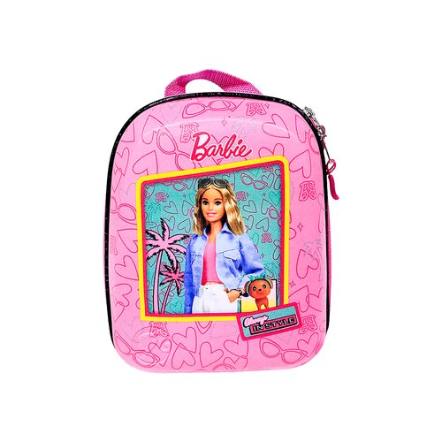 Mochila Infantil Barbie Tamanho P - Rosa