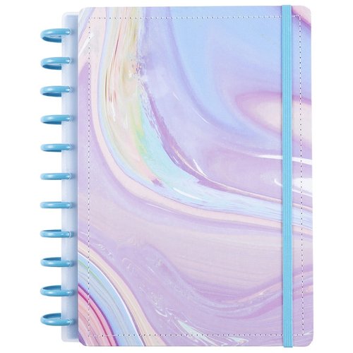 dzl9v4v53sl-lg.jpg Caderno Algodão Doce Médio M Disco Reposicionável Capa Dura Disko