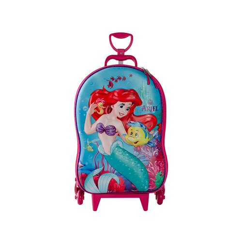 edit82yp6h-lg.jpg Mala Infantil Pequena Sereia 3D com Rodinhas - Verde