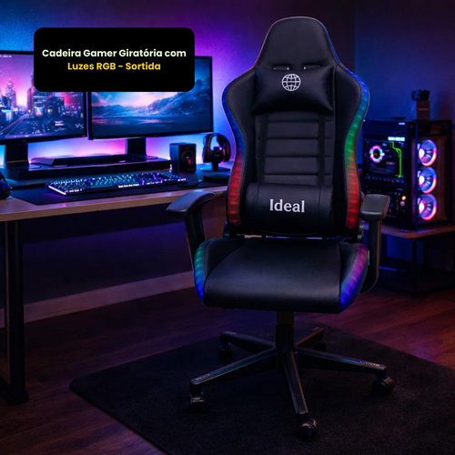 eov6hh0q1m9-lg.jpg Cadeira Gamer Giratória com Luzes RGB - Sortida