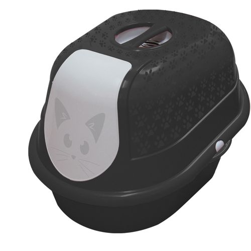 g8mmkgoidde-lg.jpg Caixa de Areia Banheiro Fechado para Gato Cat Toalete Preto