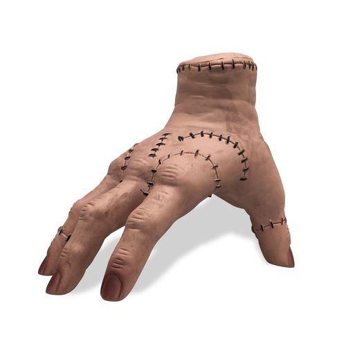 Mãozinha da Família Addams Wandinha para Decoração Halloween Dia das Bruxas