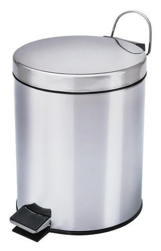 hoipkcaxoip-lg.jpg Cesto De Lixo 3lts 100% Inox C/ Pedal Banheiro E Cozinha