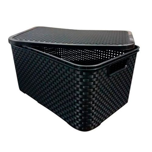 hrzchwy8bfa-lg.jpg Caixa Organizadora Rattan Cesto com Tampa 7 Litros