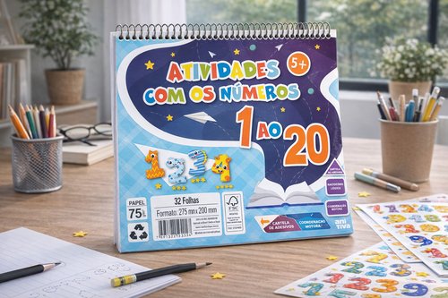 hza217xp3yb-lg.jpg Caderno de Atividades Com Números 32 Folhas