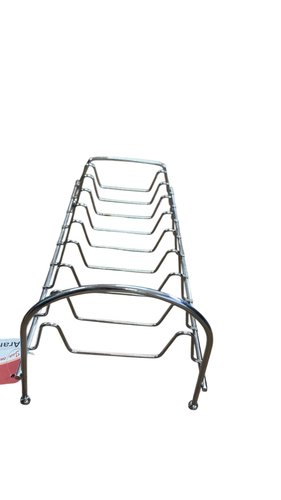 ESCORREDOR DE PRATOS CROMADO 34CM - 8 PRATOS