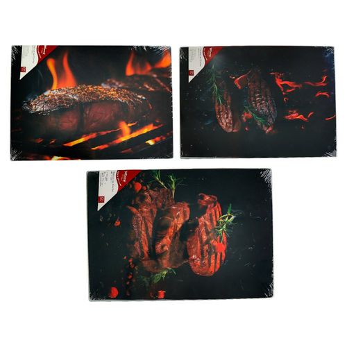 Tábua de Corte de Vidro Temperado 35x25cm