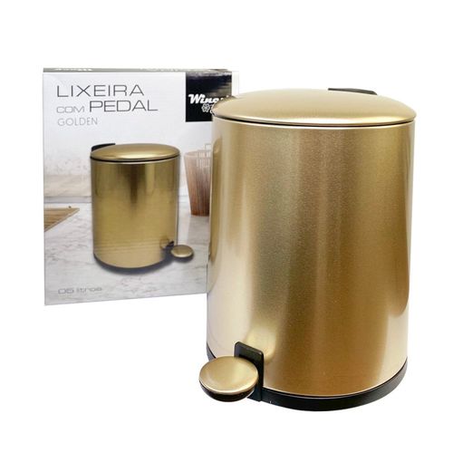 mjjtfw385aj-lg.jpg Lixeira com Pedal Gold- 5 Litros