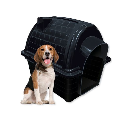 mkivebsnoaf-lg.jpg Casinha Pet Raças Médias N4 Iglu para Cachorro Preta