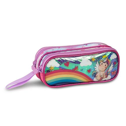 nzdlxkkbor-lg.jpg Estojo Escolar Duplo Unicórnio Brilhante