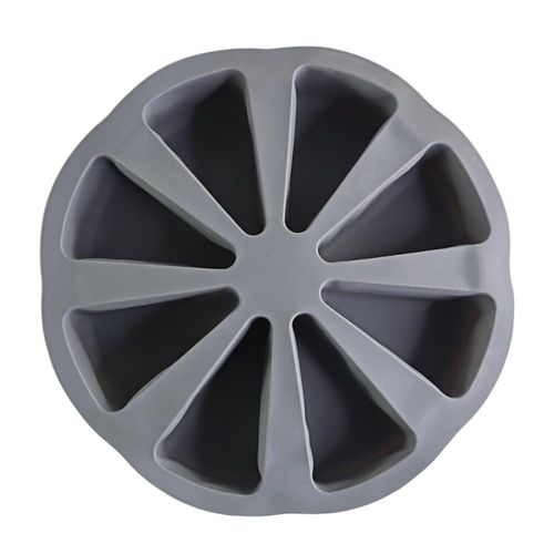 Forma de Silicone com 8 Espaços em Formato de Fatia - Sortido